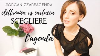 Organizzare lagenda  elettronica vs cartacea [upl. by Aihsemak]