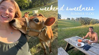 Simple Sweetness of the Weekend 🌾 farm vlog [upl. by Waldo]