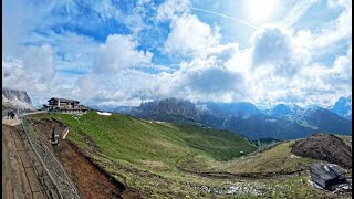 DOLOMITI pt11 Funivia Campitello  Col Rodella [upl. by Attenyl]