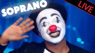 Soprano  Clown  Live dans Les Années Bonheur [upl. by Enirehtakyram610]