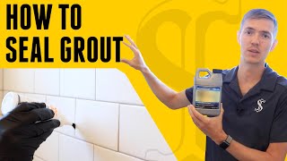 How To Seal Grout  DIY for Beginners [upl. by Paza]