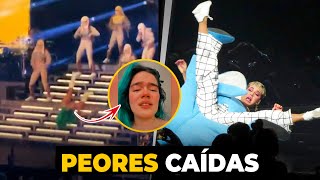 🤣 Grandes caídas de FAMOSOS en vivo 😂 [upl. by Shig996]