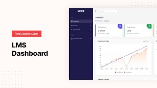 LMS Dashboard  React JS [upl. by Odranoel703]