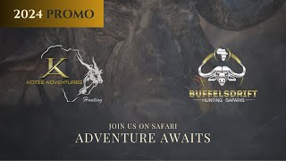 Kotzé Adventures Hunting Safaris Promo 2024 bookyourhunt [upl. by Aleahcim305]