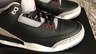 Air Jordan 3 Retro 2024 Black Cement The Defective Shit [upl. by Atikat]