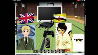 Hetalia England And Brunei The Brunei Had A Play Station 4 [upl. by Fiorenza830]