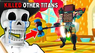 TITAN TITAN MAN Has EVERY TITAN POWER Toilet Tower Defense [upl. by Omoj]