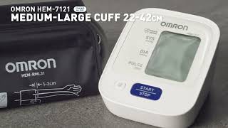 OMRON HEM7120 and HEM 7121 BASIC BLOOD PRESSURE MONITOR  Smart Wellness [upl. by Arinaj]