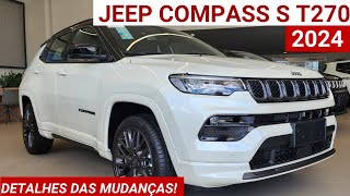 Jeep Compass S T270 2024  Preço e detalhes das mudanças  R249990 Até 12 de desconto para CNPJ [upl. by Oiuqise]