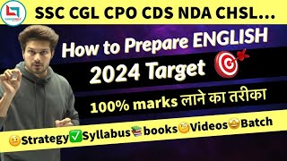 ENGLISH STRATEGY 2024  तैयारी Selection की  Jaideep Sir [upl. by Marshall]