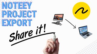 Noteey Export amp Share Projects  TO EASY [upl. by Enelear]