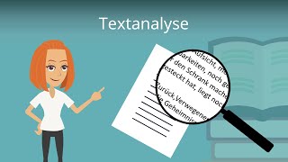 Textanalyse Deutsch  einfach erklärt [upl. by Aihtnys]