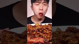 Black Bean Noodles yt food foodie Foodlover ytshorts ytshort asmreating asmr eatingvideos [upl. by Corwun19]