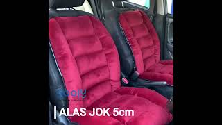 Alas jok mobil warna coklat tebal 5cm [upl. by Anaej]