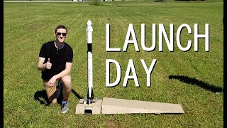 Falcon 9 Model Rocket Launch [upl. by Jairia]