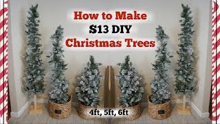 DIY CHRISTMAS TREES  HOW TO MAKE A CHRISTMAS TREE 13  Momma From Scratch [upl. by Randolph]