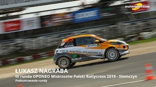 Łukasz Nagraba po 3 rundzie Oponeo MPRC 2019 [upl. by Annol]