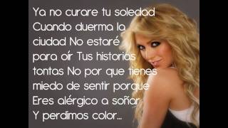 Anahi  Alergico  Con Letra [upl. by Ahsyt125]