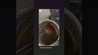 Annealing a copper bowl forging forge copper bowl create blacksmith whitesmith make [upl. by Enilatan]