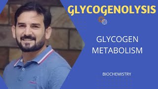 Glycogenolysis Breakdown of glycogen Steps of Glycogenolysis [upl. by Dymoke]