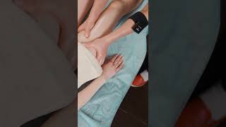 ASMR relaxing leg and abdominal massage for Yaroslava asmrmassage [upl. by Hsara153]