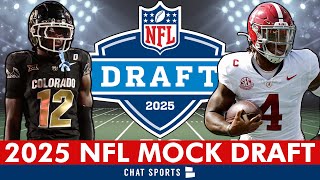 2025 NFL Mock Draft 1st Round Projections For All 32 NFL Teams Ft Travis Hunter amp Jalen Milroe [upl. by Onairda314]