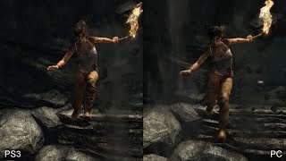 Tomb Raider PS3 vs PC Ultimate Settings Comparison [upl. by Daniela]