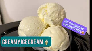 Creamy Ice Cream🍦 with Just 2 Ingredients 🤯 the Easiest Recipe 👍 [upl. by Windsor696]