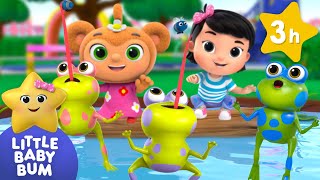 Little Speckled Frogs Counting  More⭐ Nursery Rhymes for Babies  LBB [upl. by Eilahs]