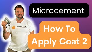 How to apply microcement coat 2 [upl. by Noak]