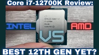 INTEL CORE i712700K REVIEW RYZEN 7 5800X KILLER [upl. by Biagi]