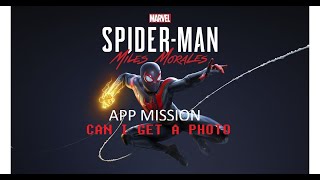 SpiderMan Miles Morales FNSM App Request Can I Get a Photo [upl. by Ramal]