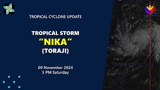 Press Conference Tropical Storm NikaPH Toraji at 5 PM  November 09 2024  Saturday [upl. by Attaynik742]