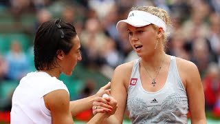 Caroline Wozniacki vs Francesca Schiavone 2010 Roland Garros QF Highlights [upl. by Nuri901]