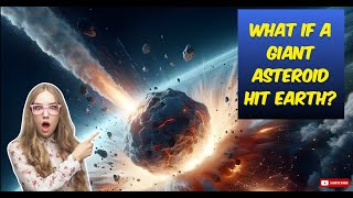 😱What If a Giant Asteroid Hit Earth🌍💥 facts science asteroid earth new [upl. by Eleira]