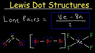 Lewis Dot Structures  How To Calculate The Number of Lone Pairs Using a Formula [upl. by Landmeier]