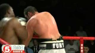 Dereck Chisora vs Tyson Fury  Round 10 [upl. by Wivinah]