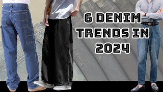 6 Denim Trends in 2024  Mens Jeans [upl. by Epps]