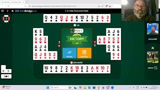 5 hands against a top bridge player Adam Wildavsky 23rd November 2024 [upl. by Nonnelg]