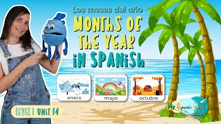 Learn The Months Of The Year In Spanish While Having Fun  MySpanishMagicZonecom [upl. by Skees]