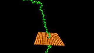 Translocation of polymer through a narrow hole [upl. by Attenauqa]