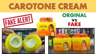 New Original Carotone Cream vs Fake review 20240402 [upl. by Mateo74]