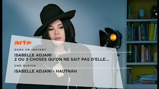 Isabelle Adjani  2 ou 3 choses quon ne sait pas delle arte documentaire français [upl. by Artinak]