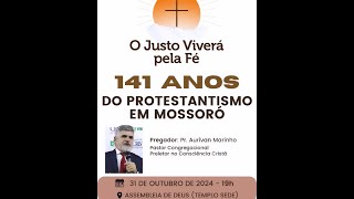 141 ANOS  REFORMA PROTESTANTE  31102024  AO VIVO [upl. by Annocahs]