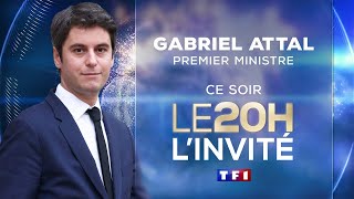 Gabriel Attal au 20H de TF1  quotIl y aura une réforme de lassurancechômage cette annéequot [upl. by Dowlen661]