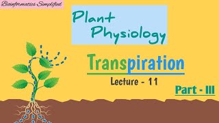 plant physiology lecture 11 I Transpiration part 3 I Dr priti [upl. by Cohen979]