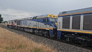 7922V SCT up quotDooen Expressquot CSR012 EL57 EL54 Dooen to Melbourne 1450 121124 Stawell VIC [upl. by Thesda508]