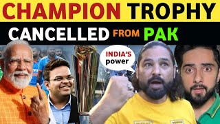 CHAMPIONS TROPHY CANCELLED FROM PAK INDIAS BIG WIN ABID ALI REACTION ON INDIA REAL ENTERTAINMENT [upl. by Nollahp64]