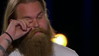 Christoffer Kläfford i tårar under beskedet i Idol 2017  Idol Sverige TV4 [upl. by Victor793]