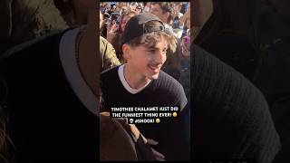 Timothée Chalamet SHOCKS Fans At A Timothée Chalamet LookALike Contest 😭💀timotheechalamet [upl. by Brownley707]